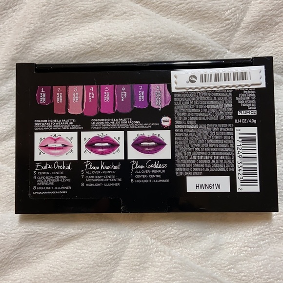 ❌ SOLD❌ L’Oréal LA PALETTE/LIP - Picture 2 of 3